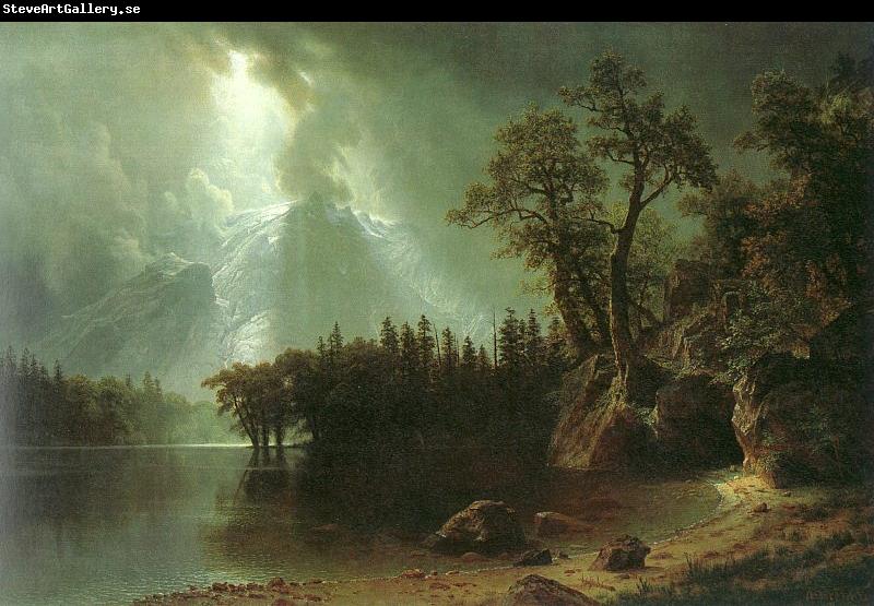 Albert Bierstadt Passing Storm over the Sierra Nevada